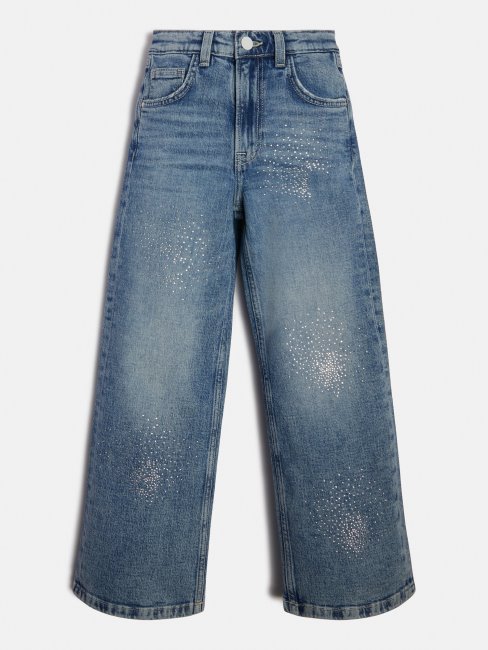 Guess Bleu Pantalon Denim Coupe Décontractée New Fashion