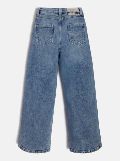 Guess Bleu Pantalon Denim Coupe Décontractée New Fashion