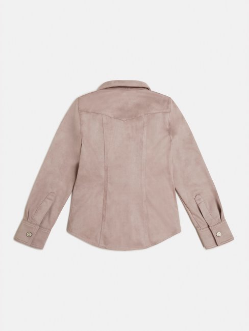 Guess Nuisette En Simili Daim Beige