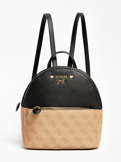 Sac à Dos Noir Micole 4g ​​​​logo Guess