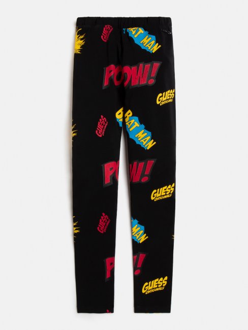 Guess Batman Imprimé Leggings Noir Multi