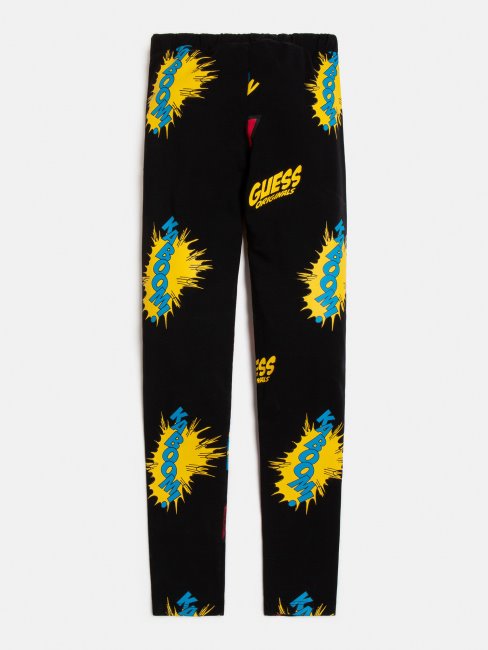 Guess Batman Imprimé Leggings Noir Multi