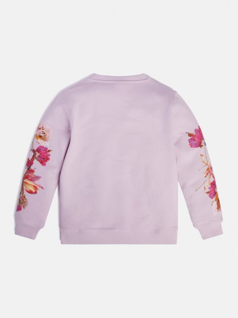 Sweat à Logo Sur Le Devant Lilas Guess