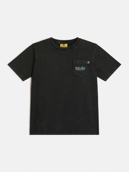 Tee Shirt Imprimé Batman Guess Noir
