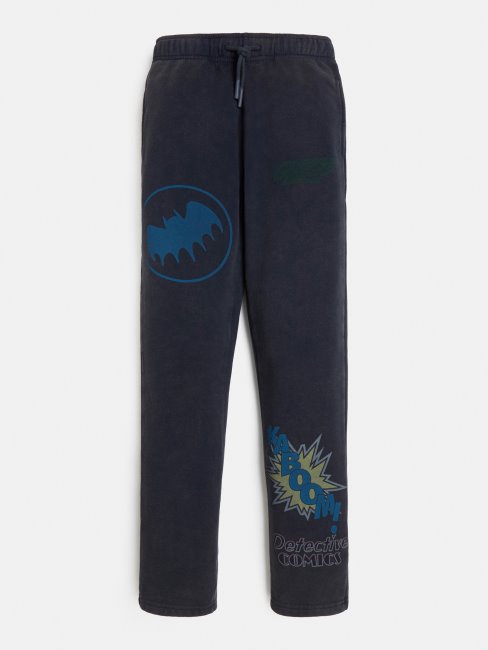 Guess Pantalon Noir Imprimé Batman