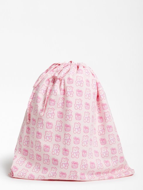 Sac à Langer Logo Devant Guess Rose