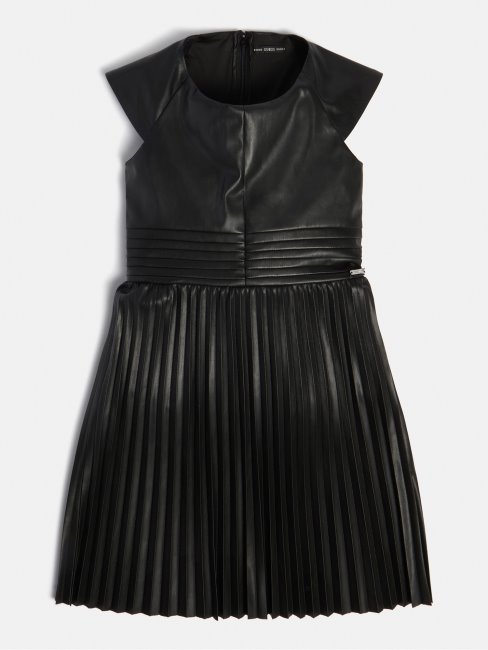 Robe Simili Cuir Noir Guess
