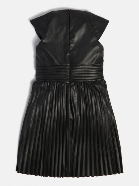 Robe Simili Cuir Noir Guess