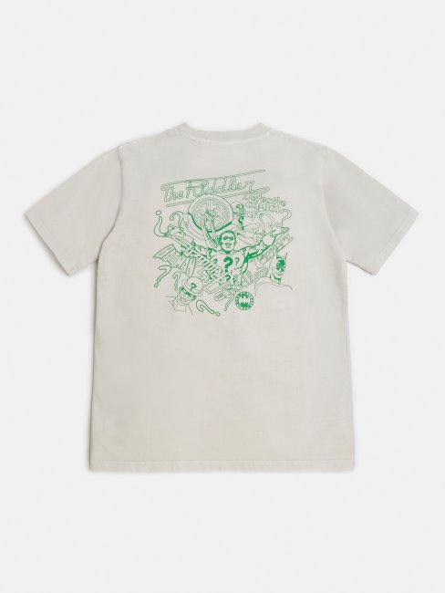 T-shirt Oversize Imprimé Batman Beige Guess