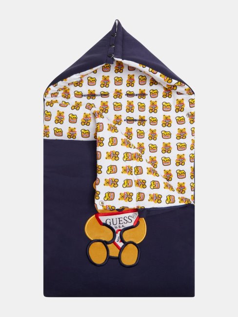 Logo Bleu Foncé Sur Le Devant Baby Nest Guess