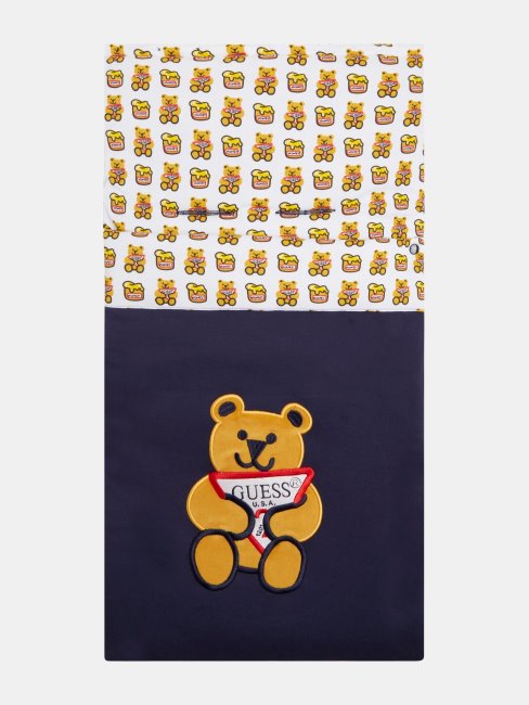 Logo Bleu Foncé Sur Le Devant Baby Nest Guess