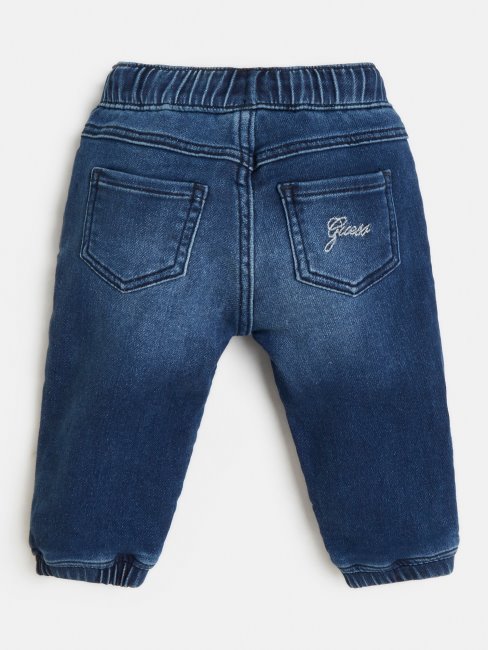 Guess Pantalon De Mode En Denim Coupe Décontractée Bleu