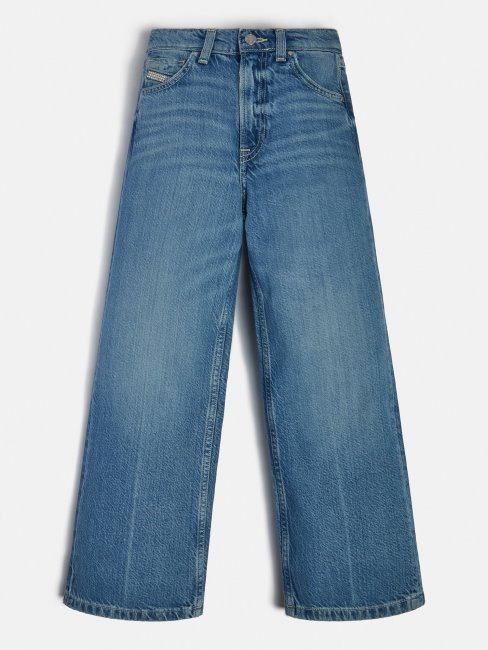 Pantalon En Jean Coupe Décontractée Guess Bleu Mode