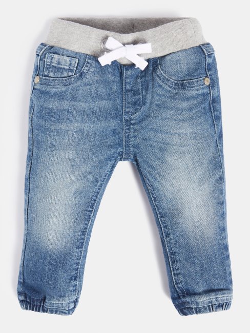 Guess Pantalon En Jean Coupe Classique Bleu