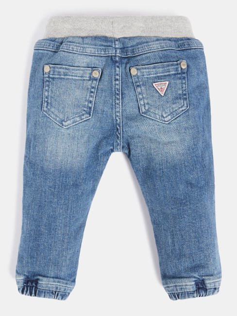 Guess Pantalon En Jean Coupe Classique Bleu