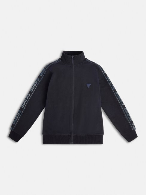 Sweat Zippé Bleu Guess