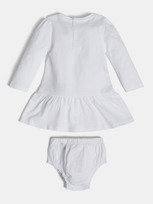 Ensemble Robe Et Culotte Logo Triangle Blanc Guess