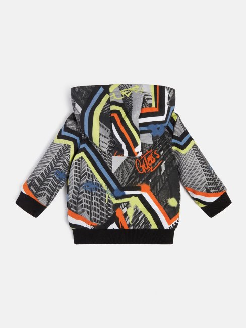 Sweat Imprimé All Over Guess Gris Multi