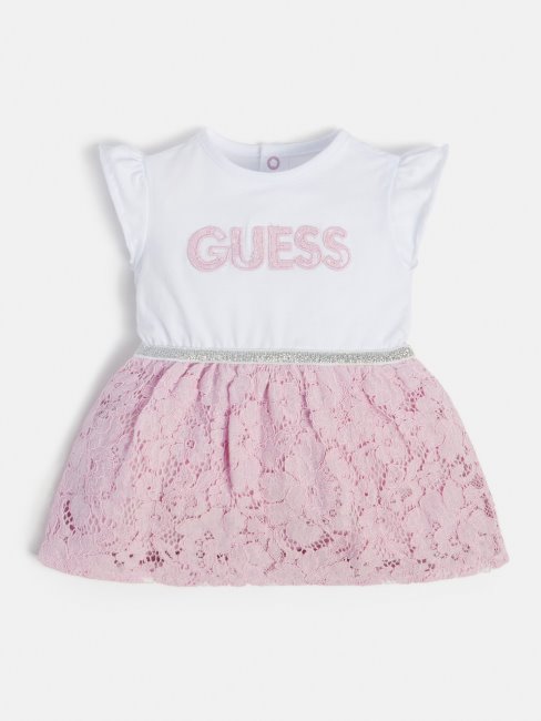 Guess Body Blanc Avec Logo Sur Le Devant