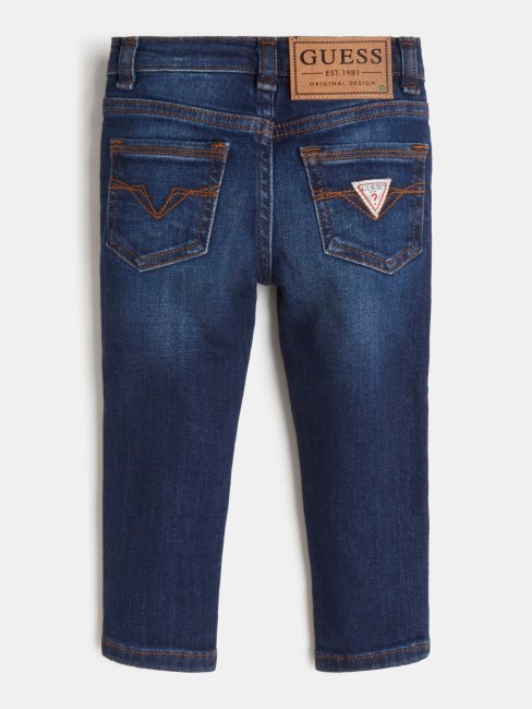 Guess Pantalon En Denim Coupe Skinny Bleu New Fashion