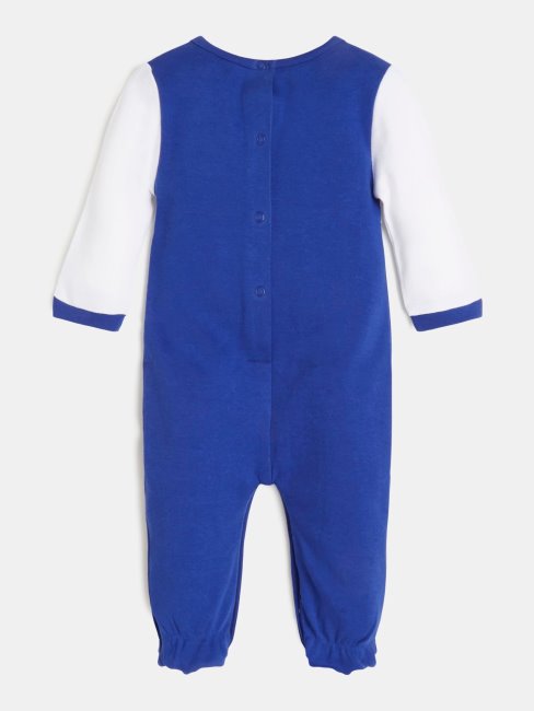 Guess Logo Sur Le Devant Dans L'ensemble Bleu