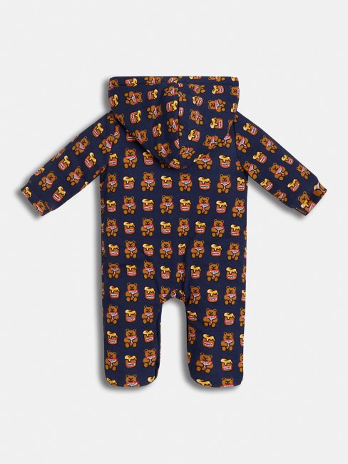 Guess Rembourré Sur L'ensemble Logo Bleu Multi