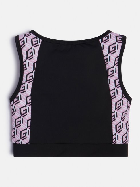 Soutien-gorge Actif à Logo Sur Le Côté Noir Guess