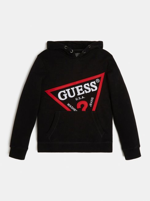Sweat Logo Devant Noir Guess New Trend