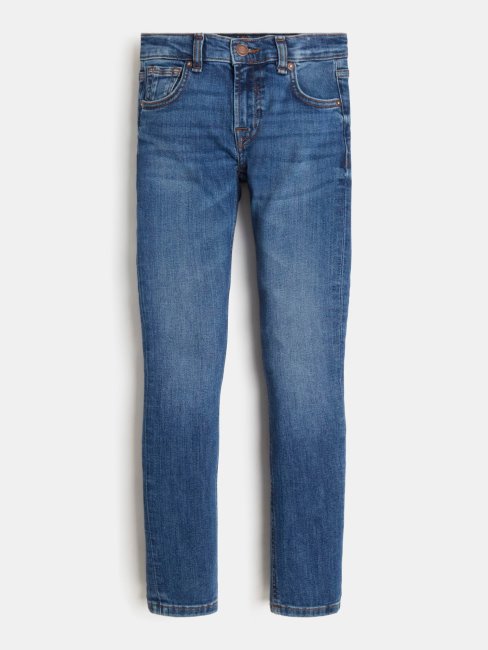 Pantalon Denim Coupe Skinny Bleu Mode Guess