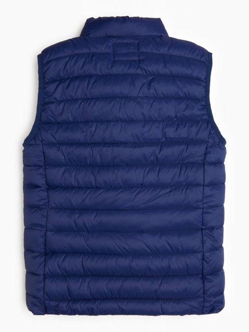 Doudoune Sans Manche Bleu Guess