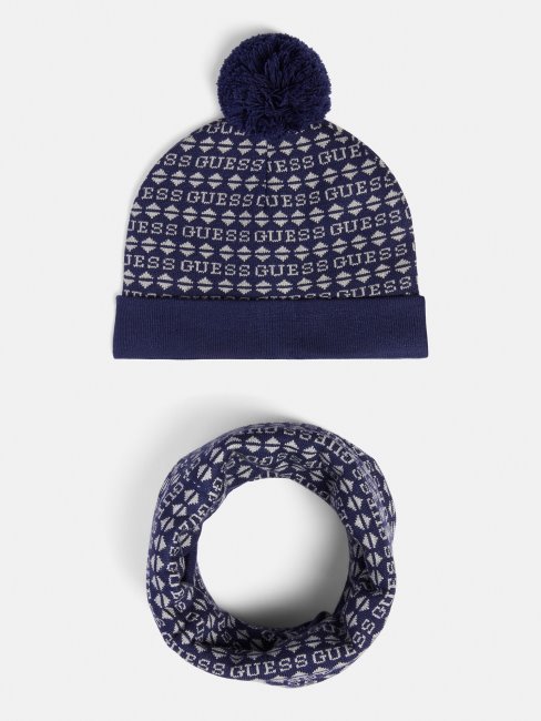 Guess Ensemble Chapeau Et Capuchon Gris