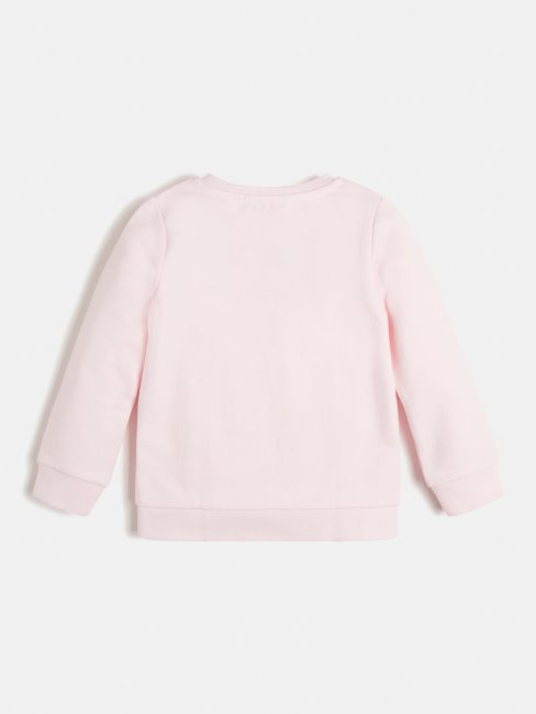 Sweat Rose Logo Devant Guess