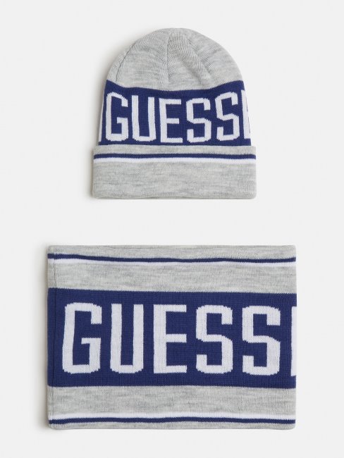 Ensemble Bonnet Et écharpe Guess Gris