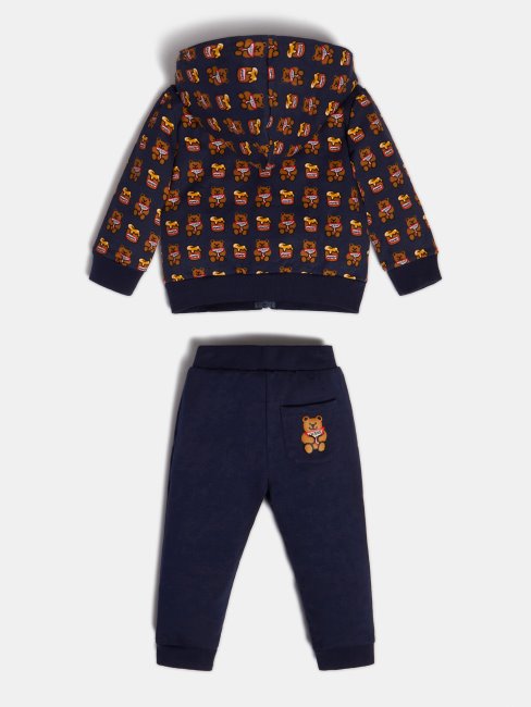 Ensemble Sweat à Capuche Et Pantalon Bleu Multi Guess