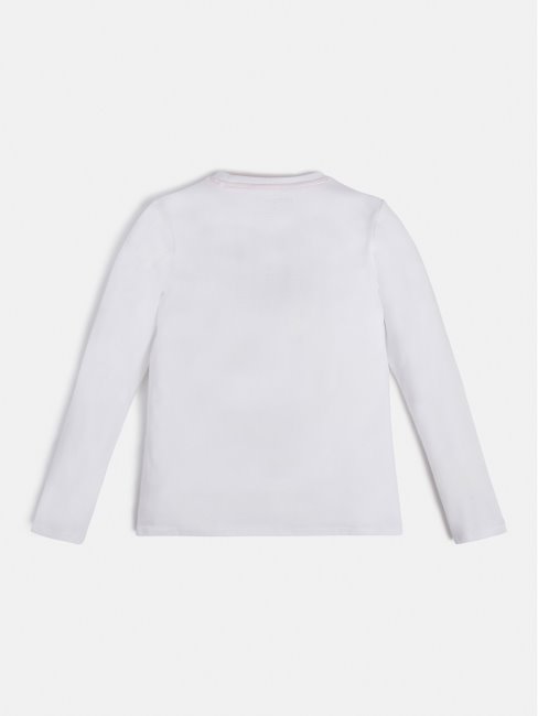 T-shirt Blanc à Logo Sur Le Devant