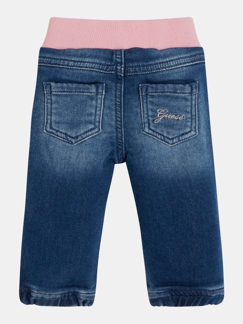 Pantalon Denim Coupe Regular Bleu Guess
