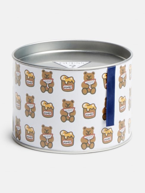 Guess All Over Logo Serviette Bébé Blanc Multi