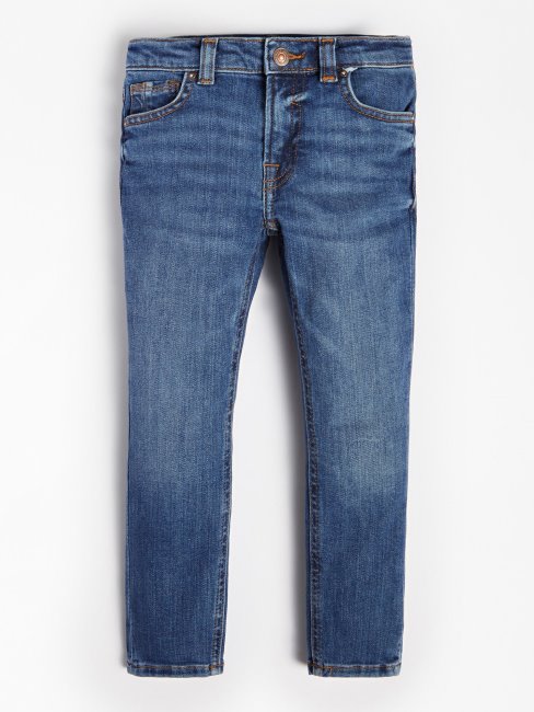 Pantalon Denim Coupe Skinny Bleu Mode Guess