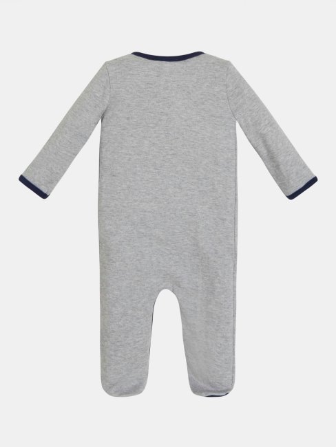 Guess Patch Logo Gris Sur Le Devant Dans L'ensemble