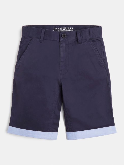 Chino Poches Court Bleu Guess