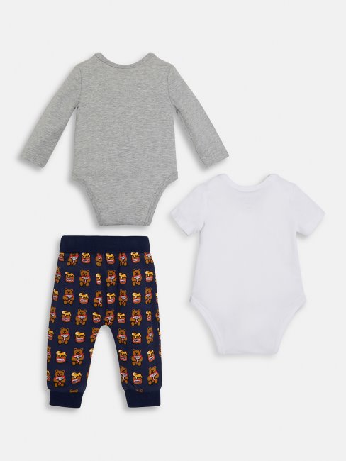 Ensemble Body Et Pantalon Gris Pack 2 Guess