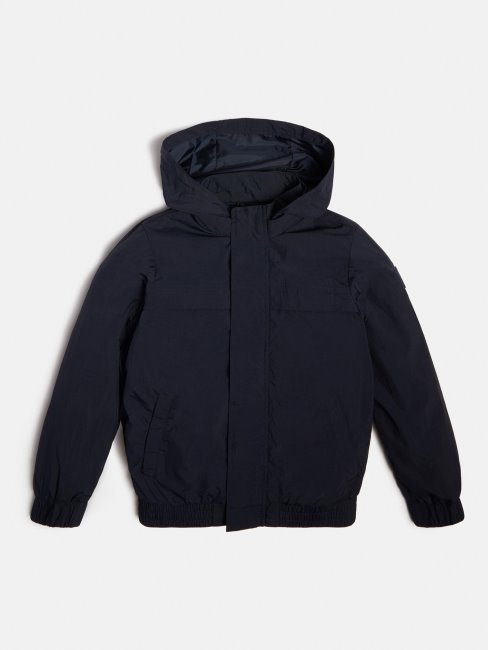 Coupe-vent Bleu Avec Capuche Guess