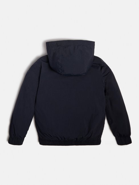 Coupe-vent Bleu Avec Capuche Guess