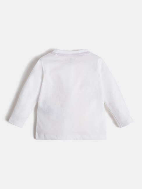 Tee Shirt Logo Guess Blanc