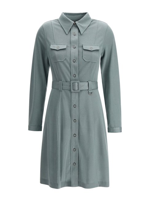 Robe Chemisier Bleue Guess