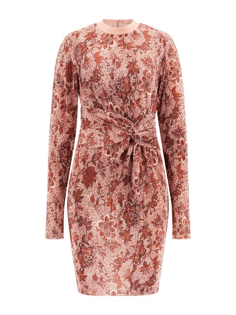 Guess Robe Violette à Imprimé Floral