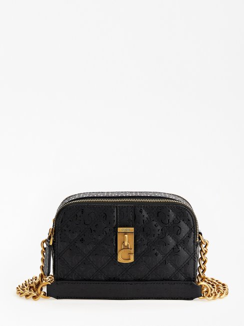 Noelle Sac Bandoulière En Cuir Verni Guess