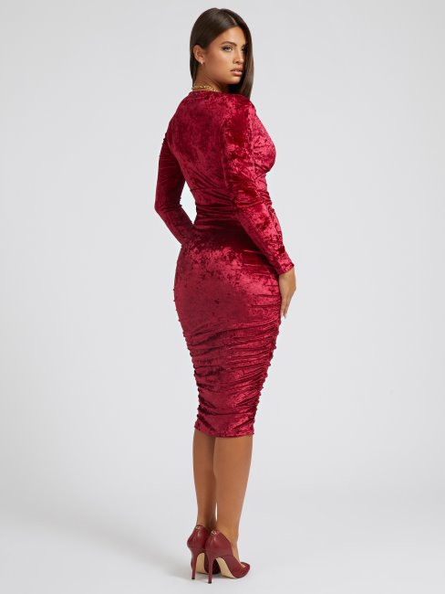 Robe De Velours Violet Suppose