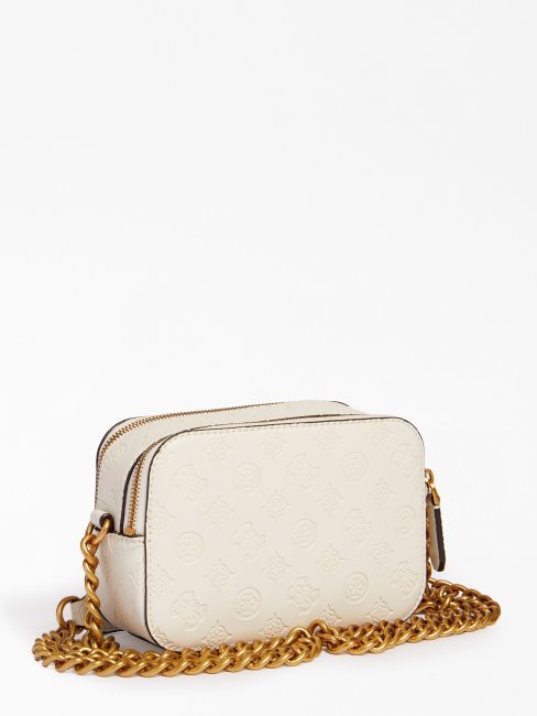 Noelle Mini Sac à Bandoulière Crème Guess