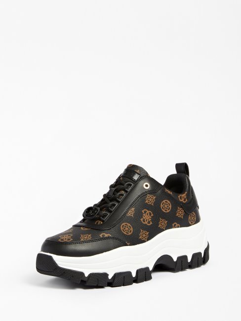 Chaussure De Running Bria 4g Peony Logo Noir Multi Guess